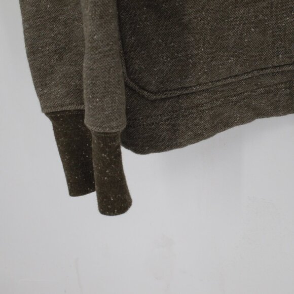 J crew cardigan Mens medium Vintage fleece shawl collar button up cotton blend - Picture 2 of 10